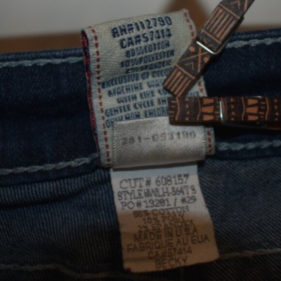 True‎ Religion Bobby Jeans Women's 30 Distressed Denim Flared Boot Cut RN#112790 - Picture 7 of 10